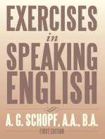 Exercises in Speaking English