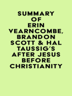 Summary of Erin Vearncombe, Brandon Scott & Hal Taussig's After Jesus Before Christianity