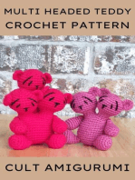 Multi Headed Teddy Crochet Pattern