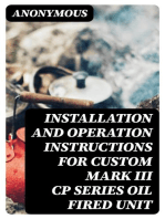 Installation and Operation Instructions For Custom Mark III CP Series Oil Fired Unit