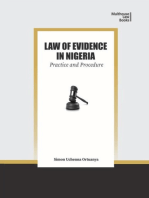 Law of Evidence in Nigeria: Practice and Procedure