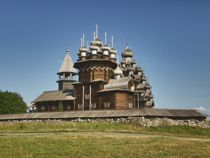 Одно из самых высоких деревянных строений в мире.