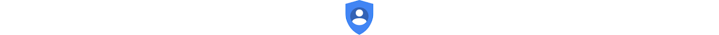 Google security badge with user icon.