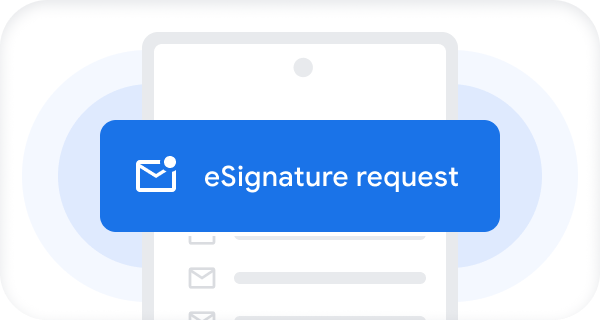 Eine mobile Push-Benachrichtigung mit dem Hinweis auf eine E‑Signatur-Anfrage 