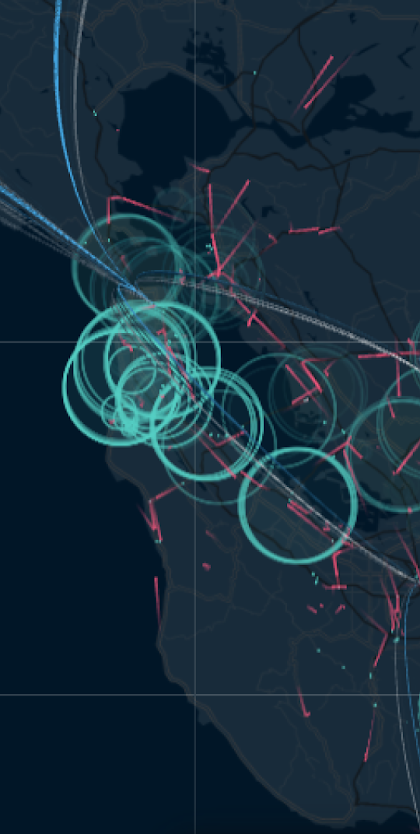 Data visualization map