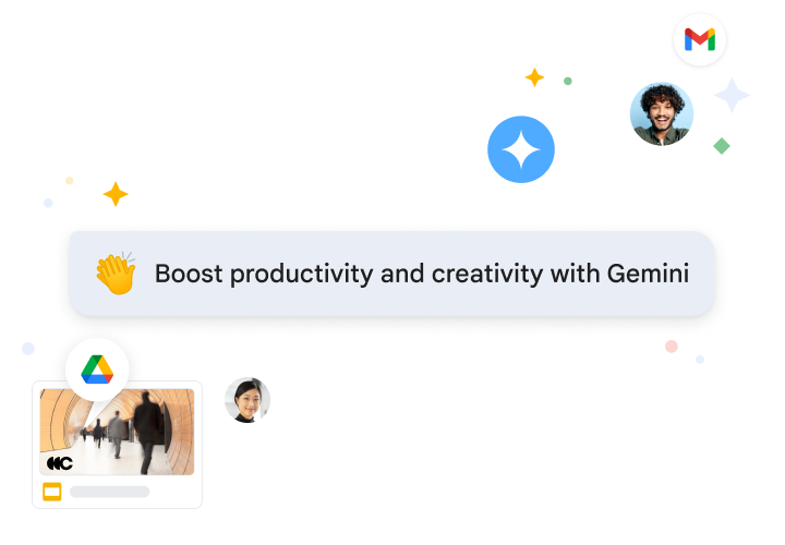 Gemini for Workspace sammanfattar e-postmeddelanden och föreslår svar i Gmail för att bidra till ökad produktivitet.