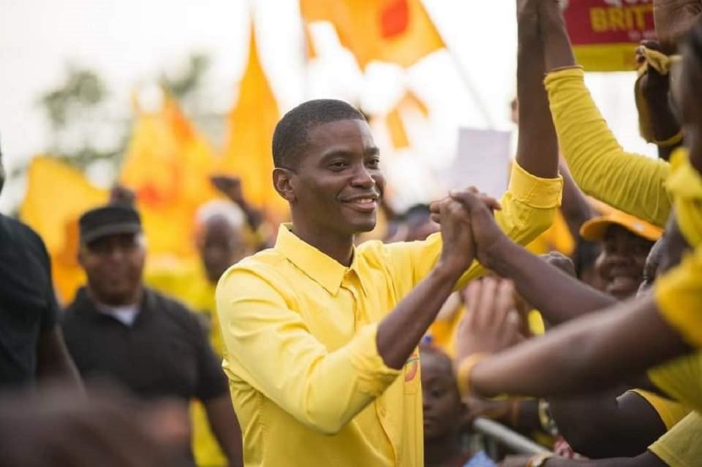 Prime Minister-elect of Grenada, Dickon Mitchell.