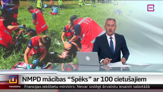 NMPD mācības "Spēks" ar 100 cietušajiem