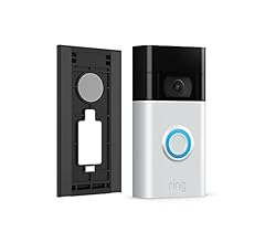 Ring Videotürklingel Akku (Video Doorbell) + Selbsthaftende Halterung von Ring| Türklingel mit Kamera, HD-Video, WLAN, Bewe…