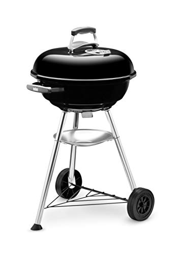 Weber Compact Kettle Barbecue a Carbone, Ø 47 cm, Nero ...
