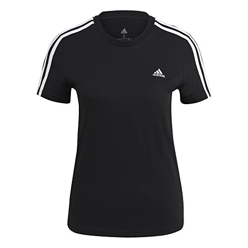 adidas Essentials Slim T-shirt a manica corta, Black/White, ...