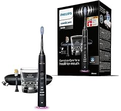 Philips Sonicare DiamondClean Smart 9400 elektrische Zahnbürste, Schallzahnbürste mit App, Drucksensor, Bürstenkopferkennun…