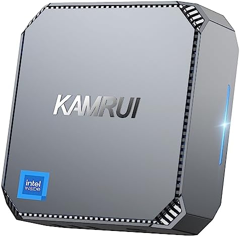 KAMRUI AK2 Plus Mini PC, 12th Gen Alder Lake- N100(up to 3.4GHz) Micro Computer, 16GB DDR4 RAM 500GB SSD Mini Desktop Computer Support 4K HD/WiFi 5/BT4.2/Gigabit Ethernet for Home/Office