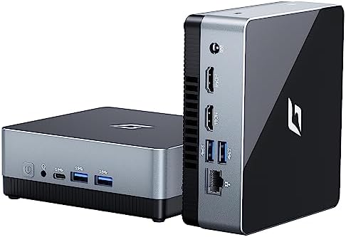 CyberGeek Nano Mini PC Win 11 Pro, Intel N5095A Quad-Core(Beat N5105) Up to 2.9Ghz, 16GB RAM 3200MHz, Mini Computer 1TB SSD, Micro Desktop Supports 4K Dual Display, USB-C, WiFi/BT, RJ45/HDMI/VESA