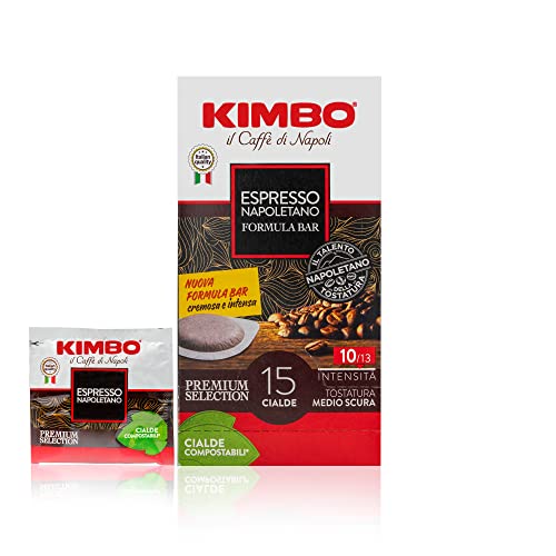 Kimbo Cialde Caffè Compostabili ESE - 180 Cialde - Espr...