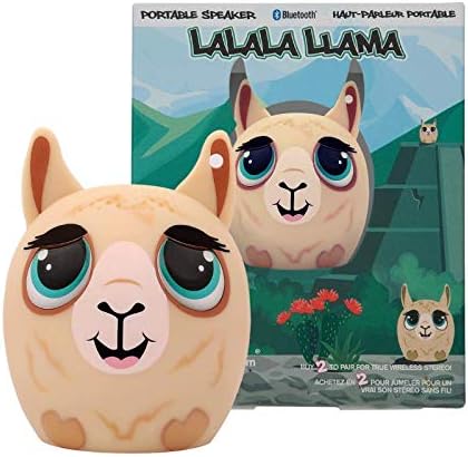 My Audio Pet Mini Bluetooth Animal Wireless Speaker for Kids of All Ages - True Wireless Stereo – Pair with Another TWS Pet for Powerful Rich Room-Filling Sound (Lalala Llama)