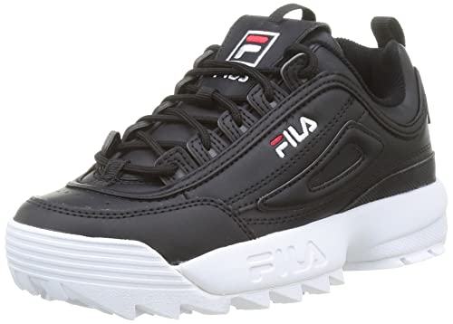 Fila Disruptor Wmn, Scarpe Donna, Nero (Black/White), 42 EU