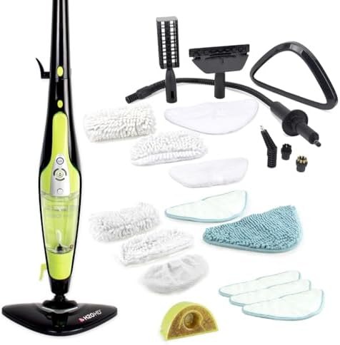 H2O HD PRO Steam Mop and Handheld Steam Cleaner – for Floors, Carpets, Windows, Upholstery, Kitchens & Bathrooms