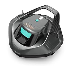 AIPER Seagull SE Cordless Robotic Pool Cleaner, Pool Vacuum Lasts 90 Mins, LED Indicator, Self-Parking, for Flat Above-Grou…