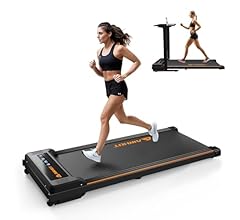 Walking Pad Treadmill, 2.5HP Under Desk Treadmill with Remote Control & LED Display, Quiet Desk Treadmill for Compact Space…