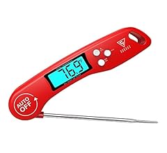 Meat Thermometers, DOQAUS Instant Read Food Thermometers for Cooking, Digital Kitchen Thermometer Probe with Backlight & Re…