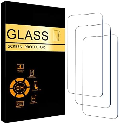 [3 Pack] Tempered Glass Screen Protector for iPhone 14 Pro Max, 3-Pack Screen Protector for iPhone 14 Pro Max, Sensor Protection, Dynamic Island Compatible, Case Friendly Tempered Glass Film
