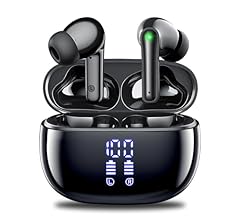 COTOE Wireless Earbuds, Bluetooth 5.3 Headphones 48 Hrs Playtime with LED Power Display Charging Case, IPX5 Waterproof Deep…