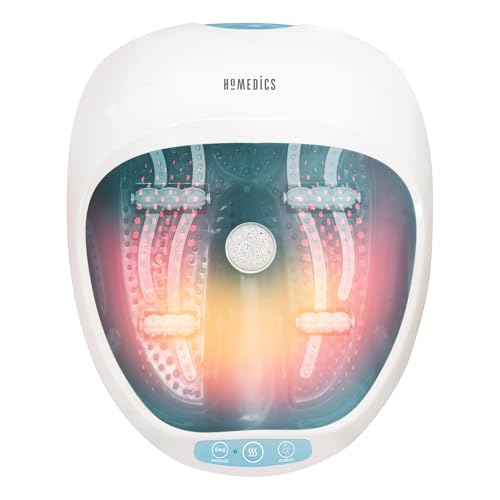 Homedics Foot Spa, Pediluvio Massaggiatore Piedi 4 in 1...