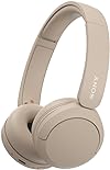 Sony WH-CH520 Wireless Headphones Bluetooth On-Ear Headset with Microphone, Cappuccino