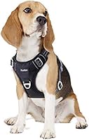 Funfox No Pull Dog Harness Medium, Adjustable Dog Vest Harness for Easy Walking with Reflective Strips, Front Clip Easy...