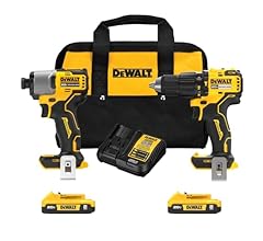 DEWALT 20V MAX Hammer Drill/Impact Driver Cordless Tool Kit, Brushless Motor, Variable Speed (DCK228D2)