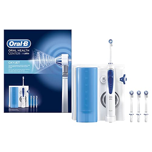 Oral-B Idropulsore Oxyjet, Sistema Pulente Con 4 Testin...