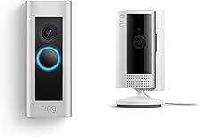 Ring Wired Doorbell Plus with Ring Indoor Cam, White