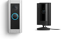 Ring Wired Doorbell Pro (Video Doorbell Pro 2) with Ring Indoor Cam (2nd Gen), Black