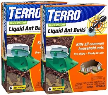 Terro Outdoor Liquid Ant Baits 6 Bait Stations Pack of 2