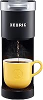 Keurig K-Mini Single Serve K-Cup Pod Coffee Maker, Made From At Least 20% Recycled Plastic, Matte Black