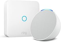 Ring Intercom par Amazon + Echo Pop Blanc - Pack de démarrage pour maison intelligente