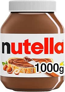 NUTELLA Hazelnut Spread with Cocoa for Breakfast, Bulk 1 Kilogram Jar
