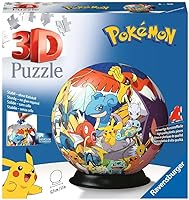 Ravensburger Pokemon 3D Jigsaw Puzzle Ball for Kids Age 6 Years Up - 72 Pieces - No Glue Required - Christmas Gifts