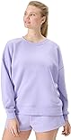 florence by millsWomensCozy Crush Oversized Pullover SweatshirtMillie LavenderSmall