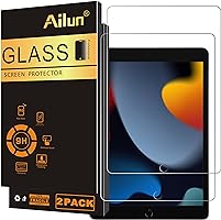 Ailun Screen Protector for iPad 9th 8th 7th Generation (10.2 Inch, iPad 9/8/7, 2021&2020&2019) Tempered Glass/Apple...