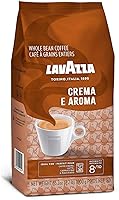 Lavazza Crema E Aroma Whole Bean Coffee Blend, Medium Roast, 1 kg Bag , Balanced medium roast with an intense, earthy...