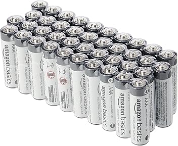 Image of Amazon Basics AAA Industrie Alkaline batterien, 40 Stück