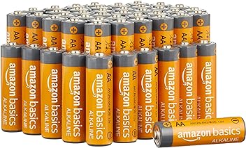 Image of Amazon Basics AA-Alkalisch batterien, leistungsstark, 1,5 V, 48er-Pack (Aussehen kann variieren)