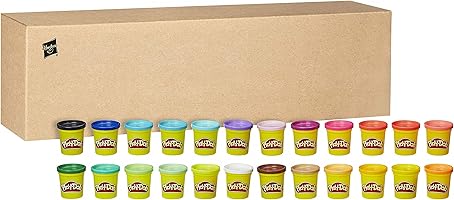 Play-Doh – 24 pots de Pate à Modeler de couleurs - 84 g chacun multicolor