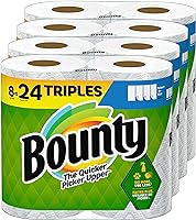 Bounty Select-A-Size Paper Towels, White, 8 Triple Rolls = 24 Regular Rolls