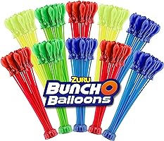 Bunch O Balloons Multi-Colored (10 Bunches) by ZURU, 350+ Rapid-Filling Self-Sealing Instant Water Balloons for Outdoor...
