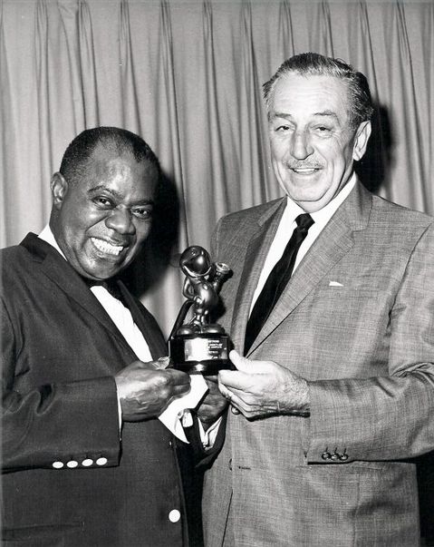 Walt Disney and Louis Armstrong in Dixieland at Disneyland (1964)