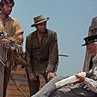 Buddy Ebsen, Clem Bevans, and Fess Parker in Davy Crockett and the River Pirates (1956)