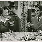 Ingrid Backlin and Gunnar Björnstrand in The Girl from the Third Row (1949)